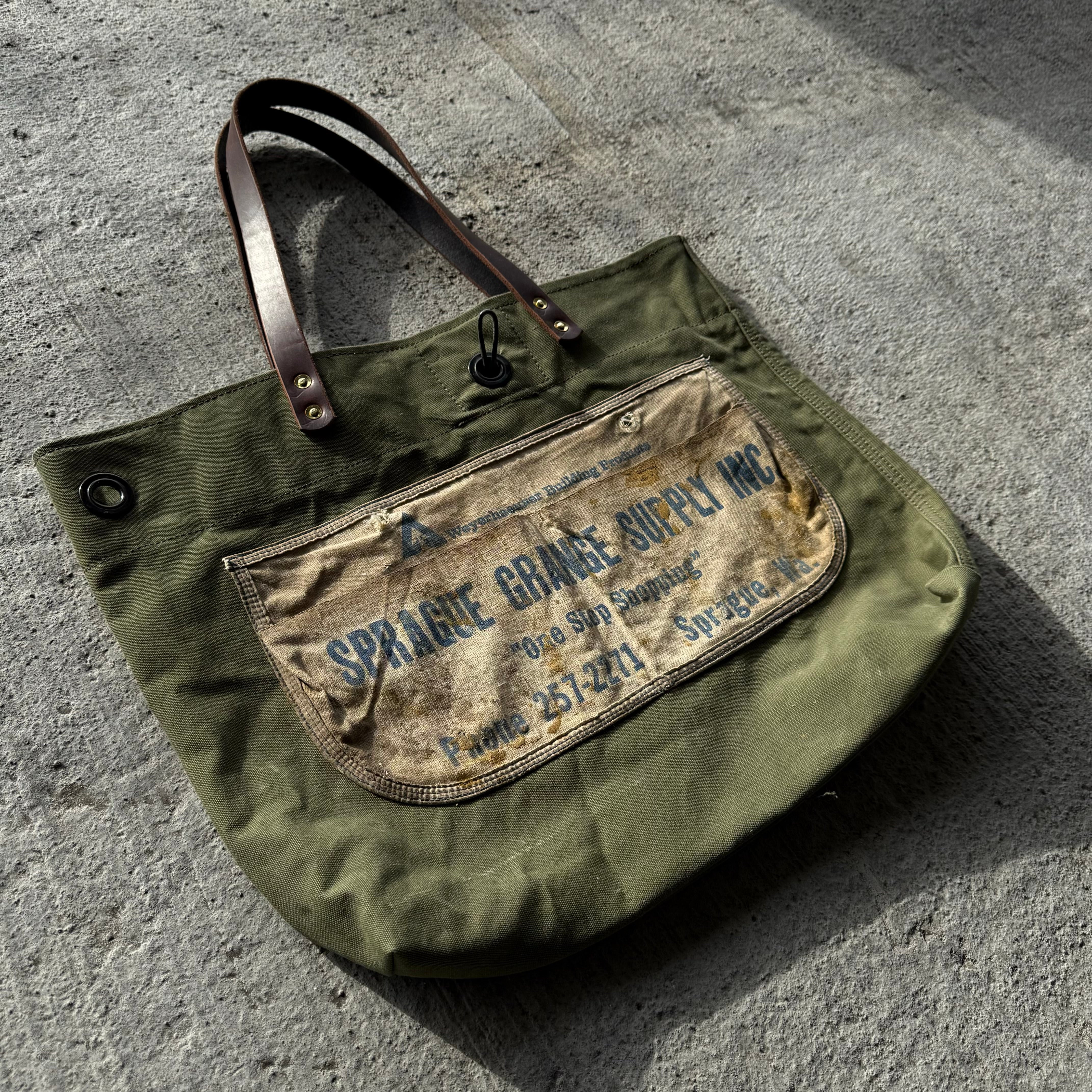 1960’s Military Canvas Tote