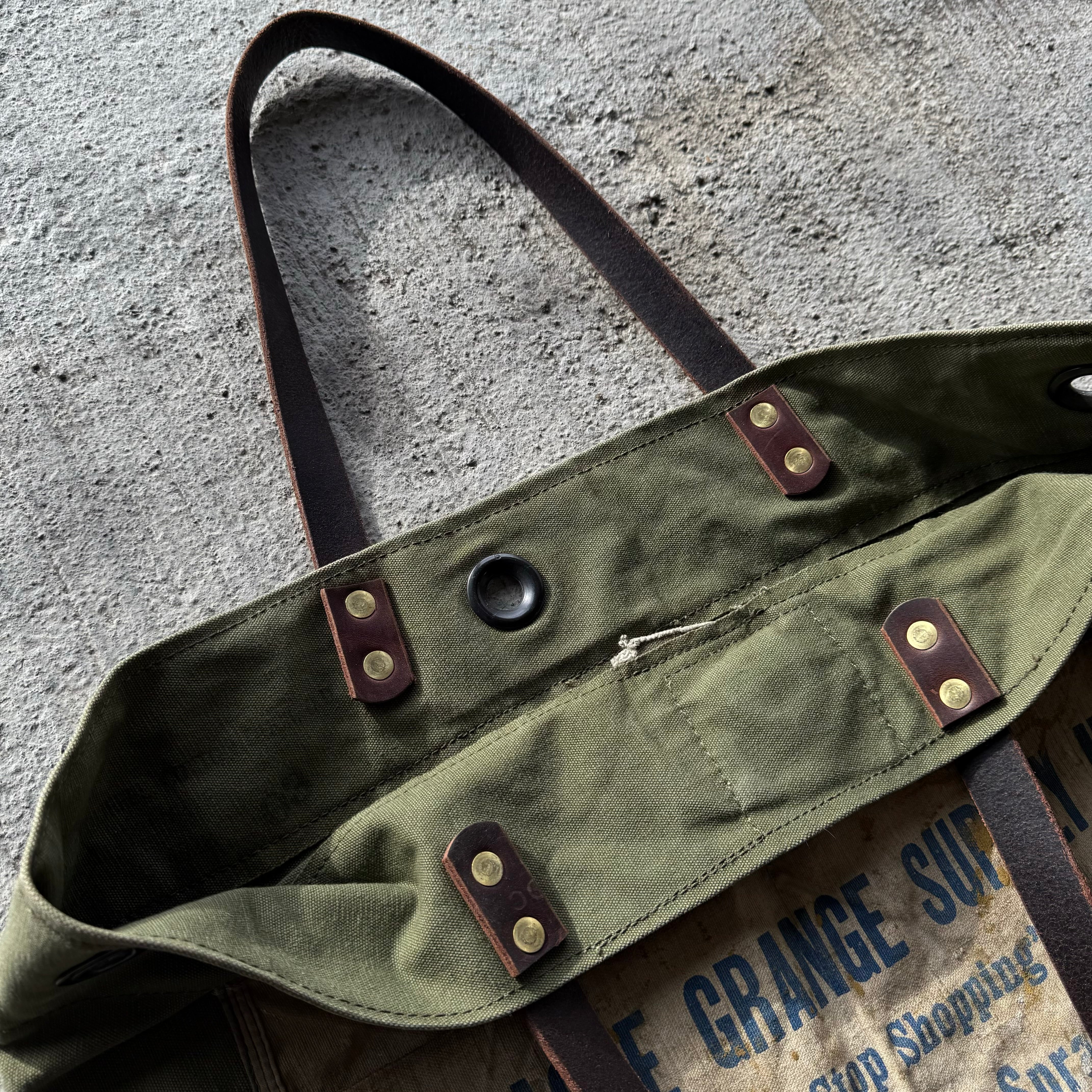 1960’s Military Canvas Tote