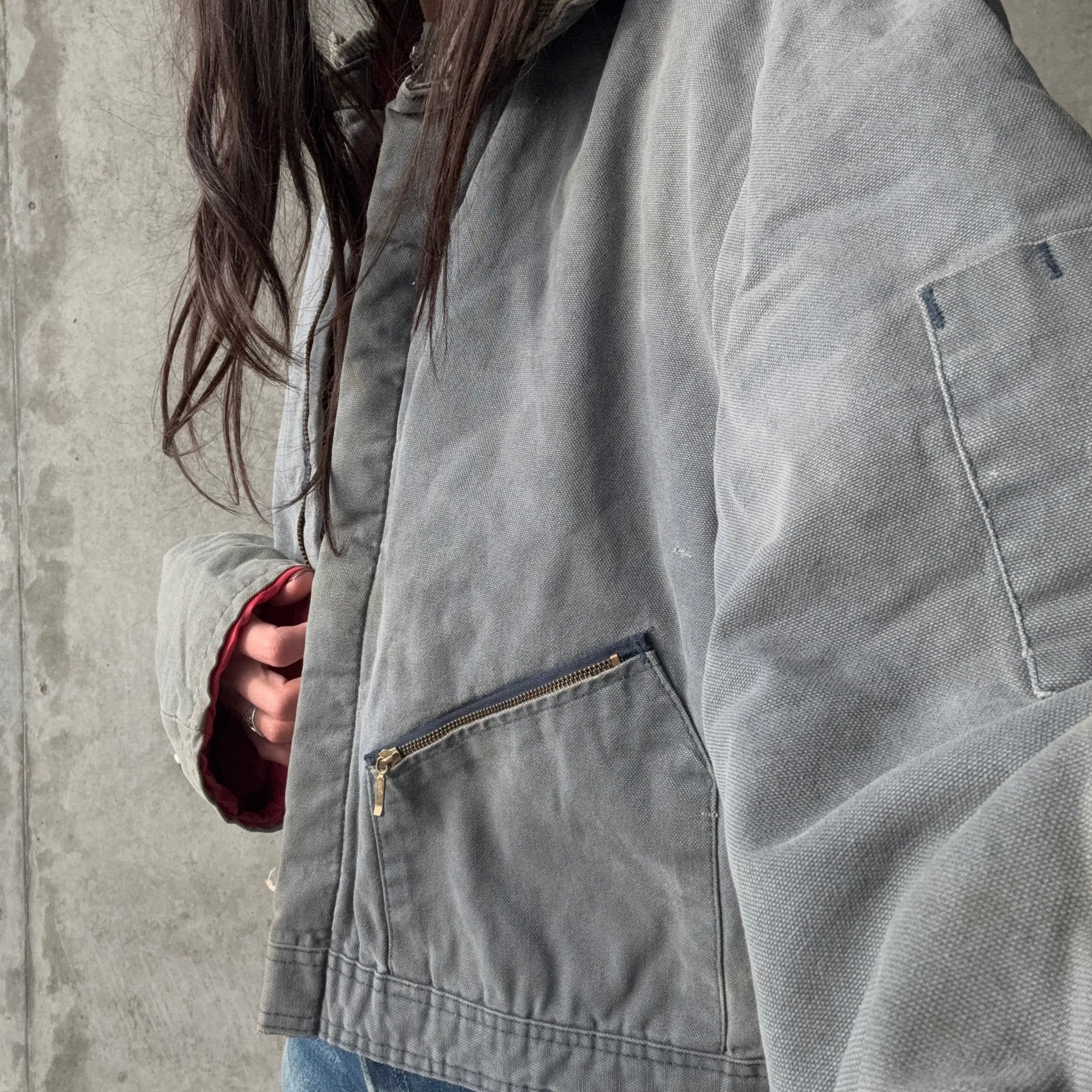 Walls Zero Zone Grey Insulated Cropped Jacket