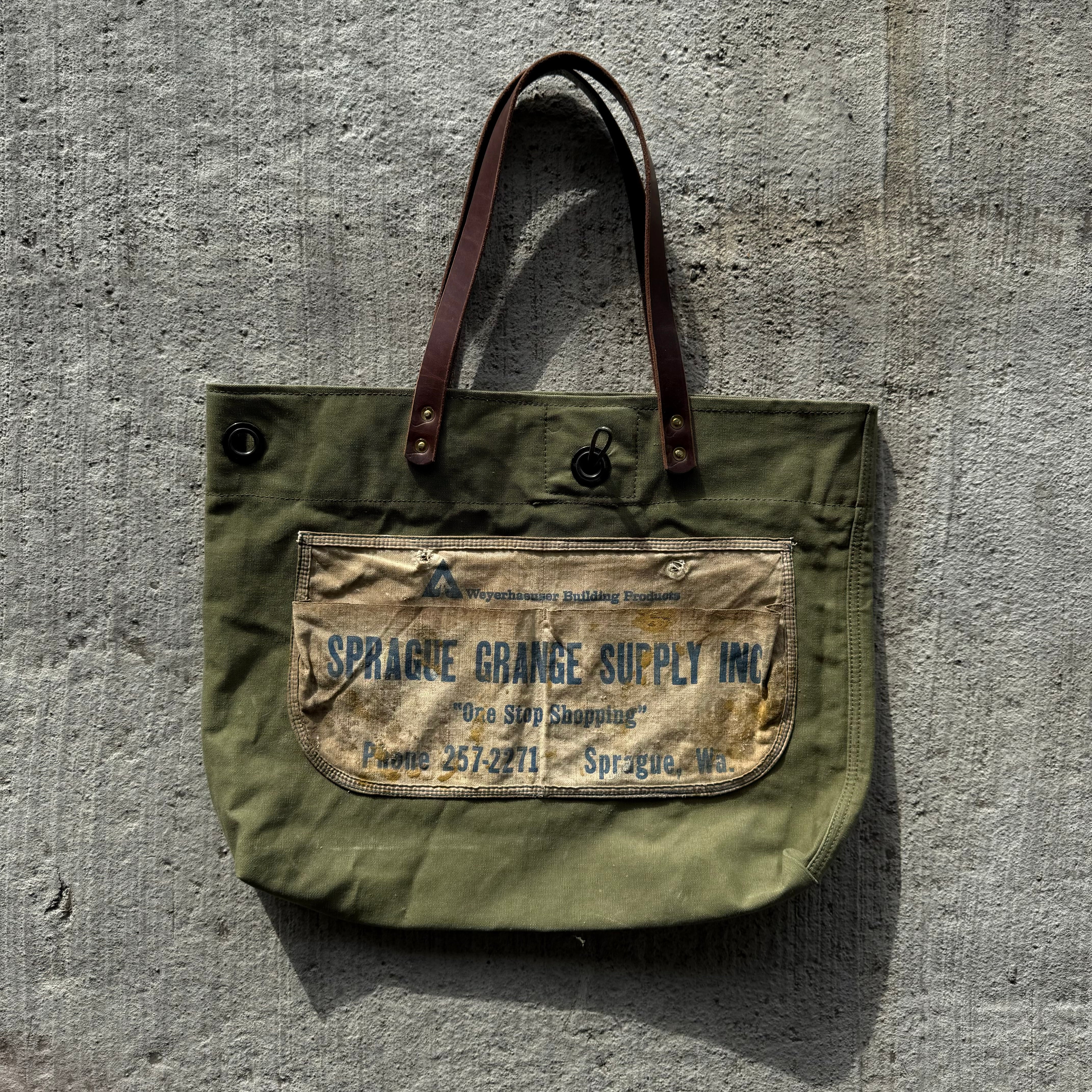 1960’s Military Canvas Tote