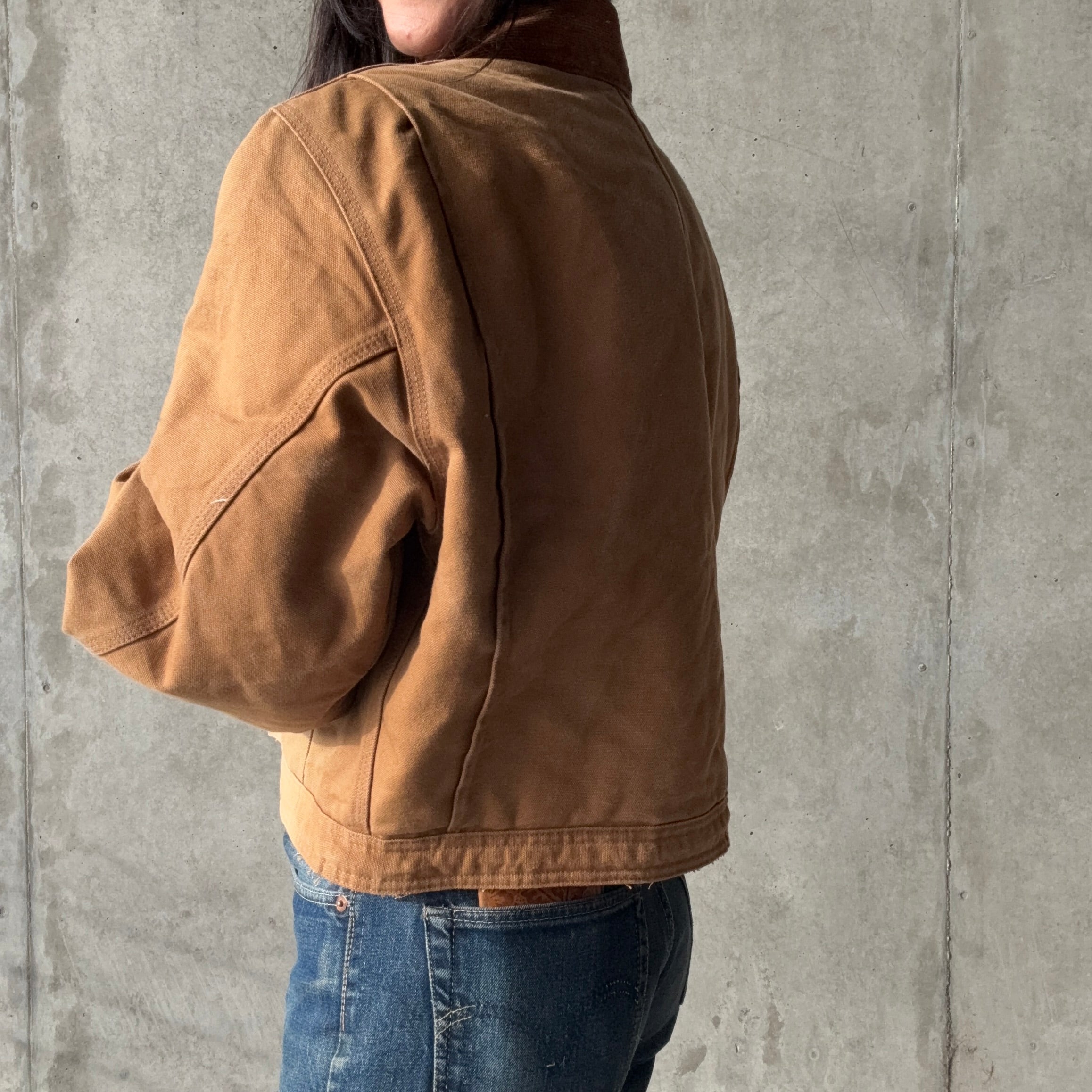 Faded Insulated Carhartt Crop Jacket