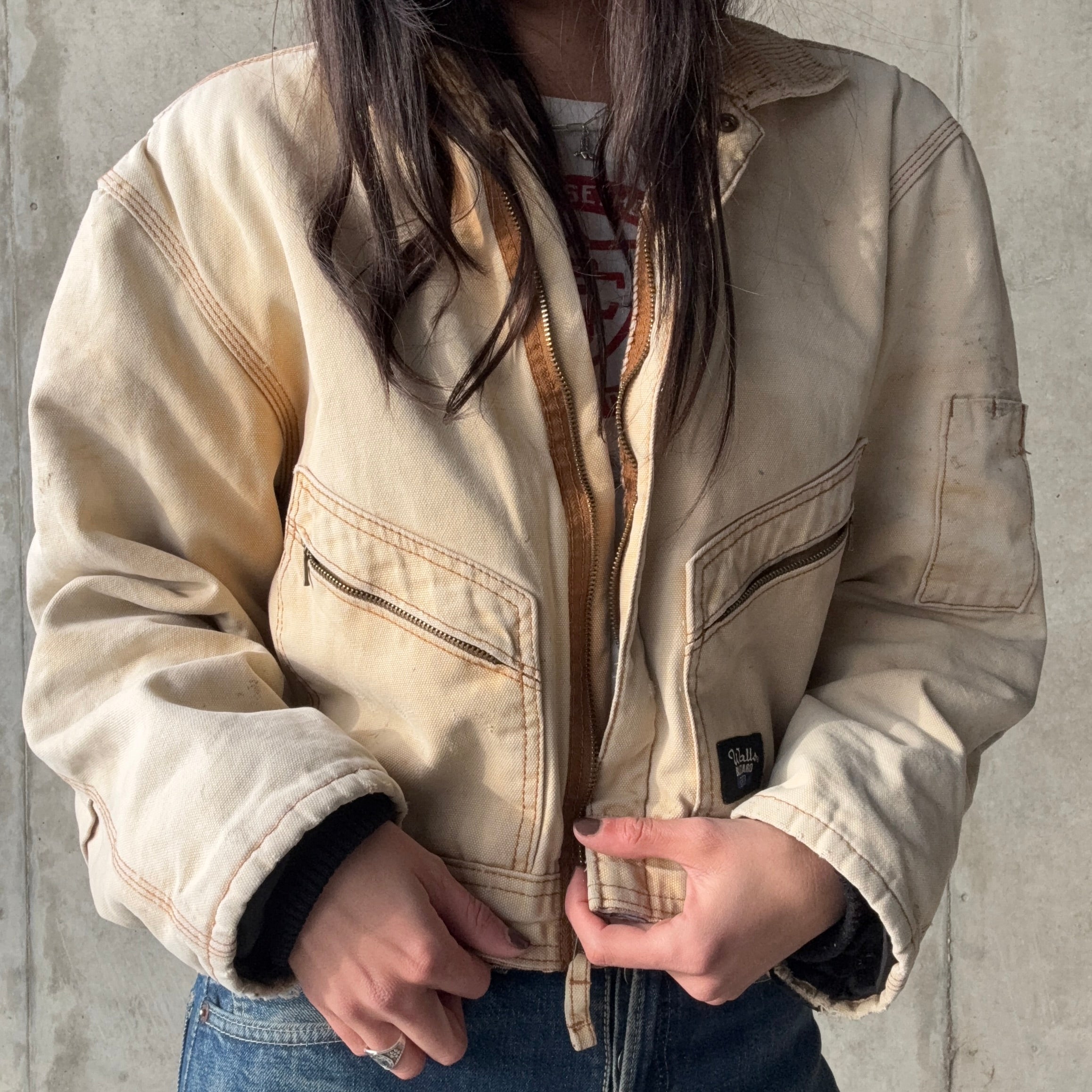 Walls Insulated Faded Cropped Jacket