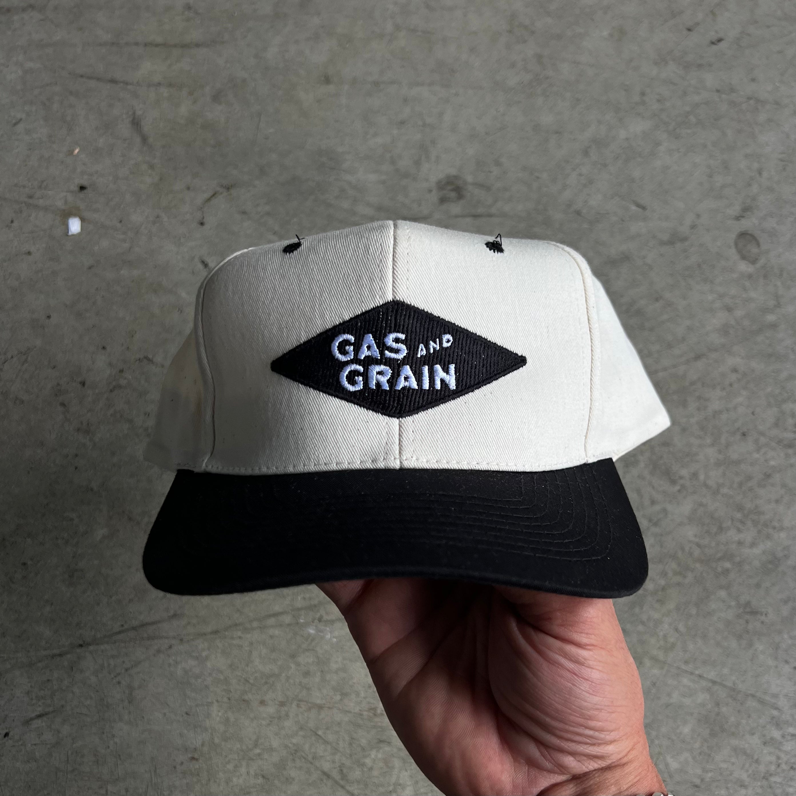 Gas and Grain Snapback Hat